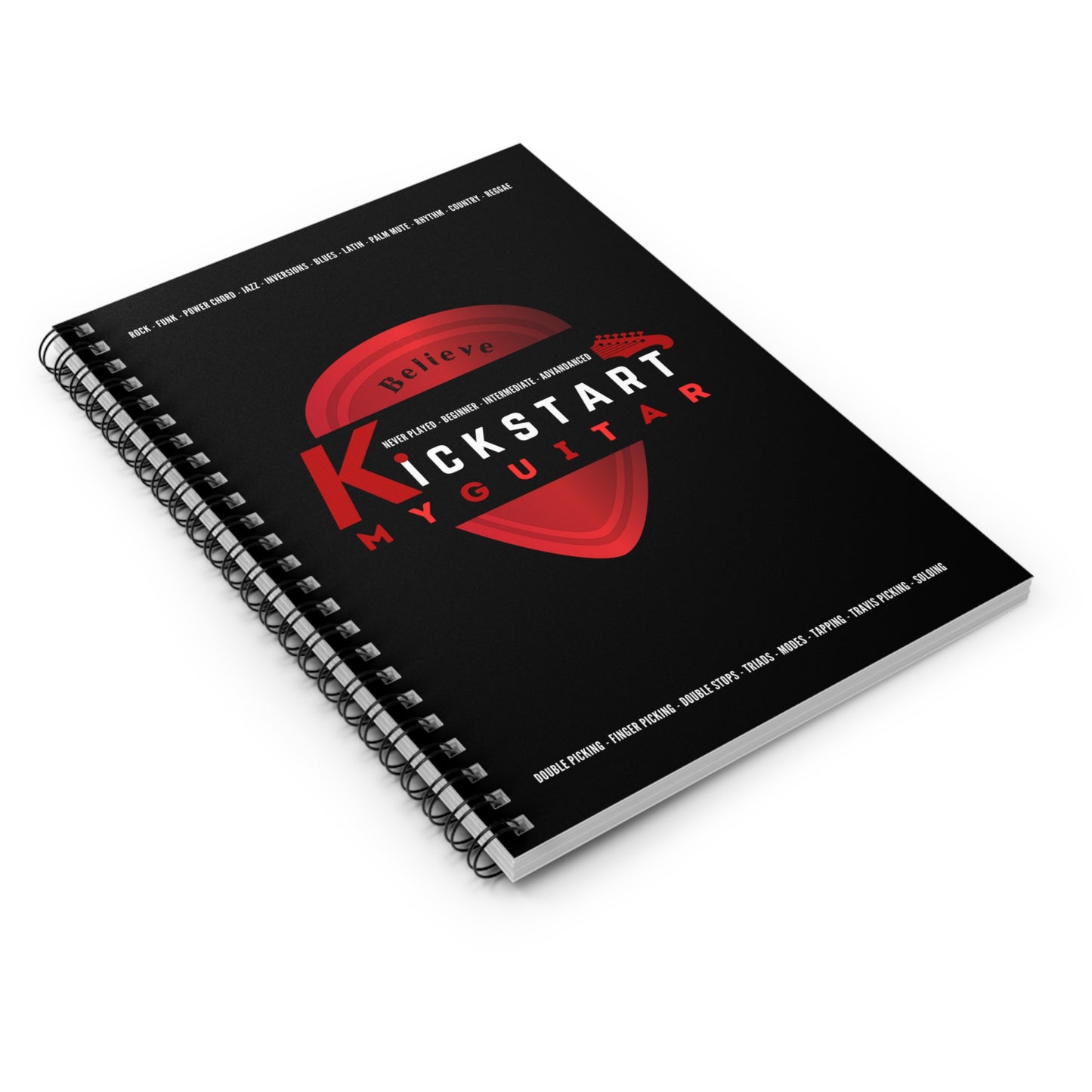 Kick Start My Guitar Note Book